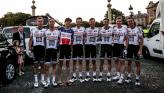 Team Arkea-Samsic arrivée Tour de France